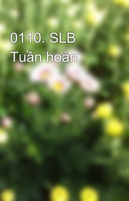 0110. SLB Tuần hoàn