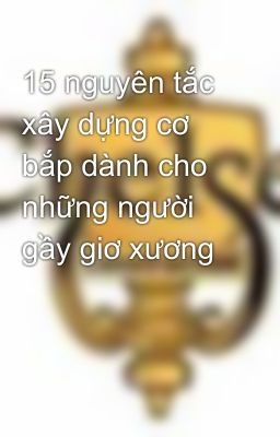 15 nguyên tắc xây dựng cơ bắp dành cho những người gầy giơ xương