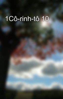 1Cô-rinh-tô 10