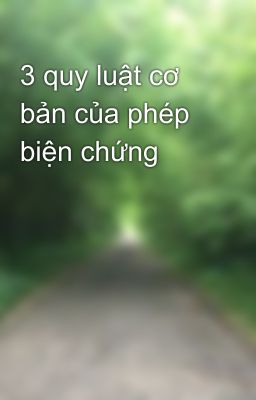 3 quy luật cơ bản của phép biện chứng