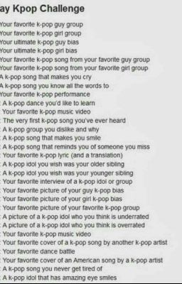 30 Day Kpop Challenge