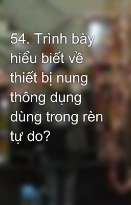 54. Trình bày hiểu biết về thiết bị nung thông dụng dùng trong rèn tự do?