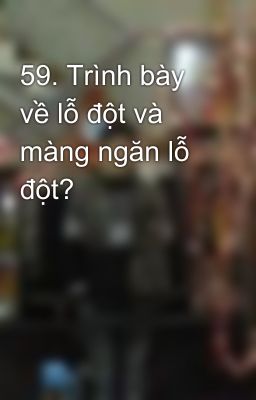 59. Trình bày về lỗ đột và màng ngăn lỗ đột?