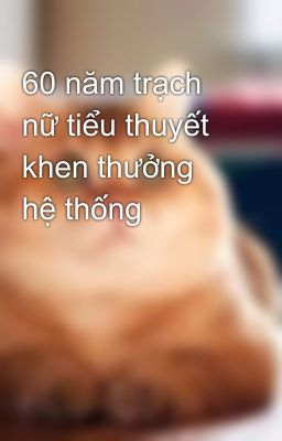 60 năm trạch nữ tiểu thuyết khen thưởng hệ thống