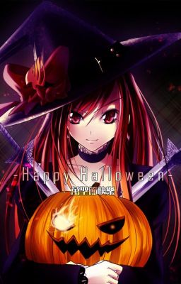 A Halloween date with an Scarlet Witch - Erza x Male Reader