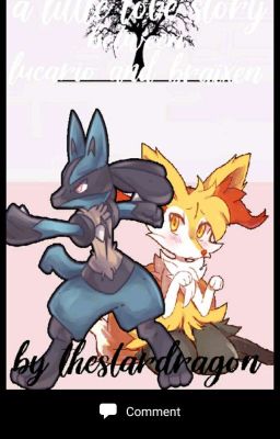 A little love story between Lucario and Braixen