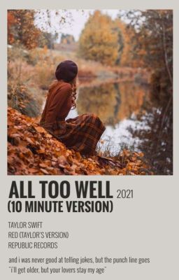 all too well | individual rp 