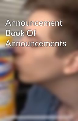 Announcement Book Of Announcements