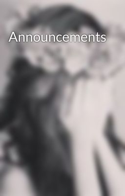 Announcements