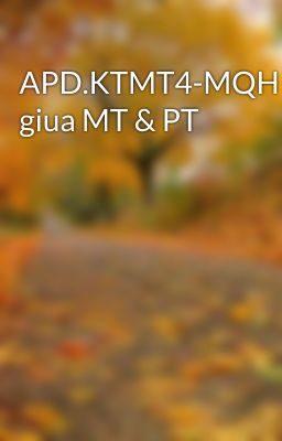 APD.KTMT4-MQH giua MT & PT