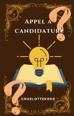 Appel à candidature