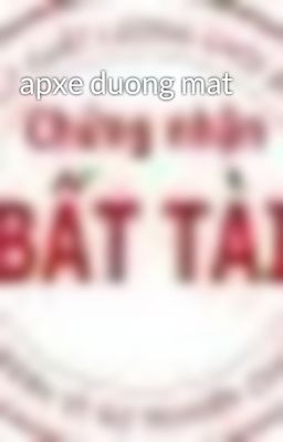 apxe duong mat