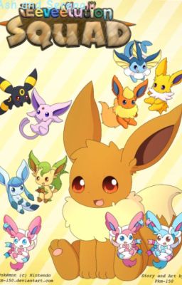 Ash and Serena in Eeveelution Squad