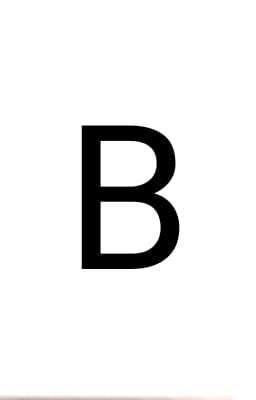 B