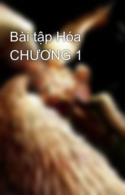 Bài tập Hóa CHƯƠNG 1