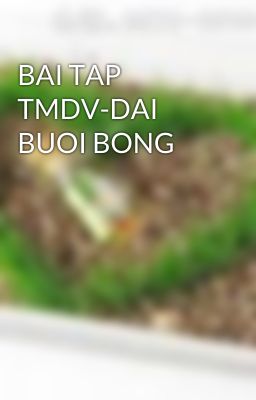 BAI TAP TMDV-DAI BUOI BONG