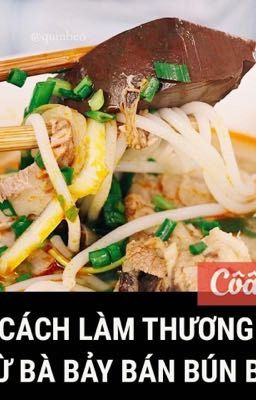 Bạn muốn mở quán bún bò ?