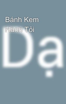 Bánh Kem Hành Tỏi