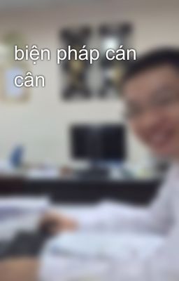 biện pháp cán cân