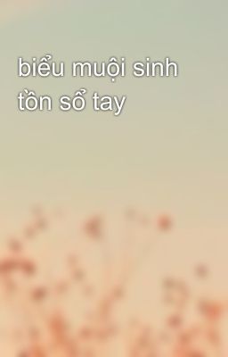 biểu muội sinh tồn sổ tay