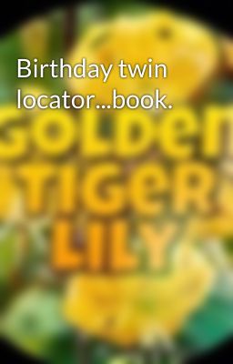 Birthday twin locator...book.