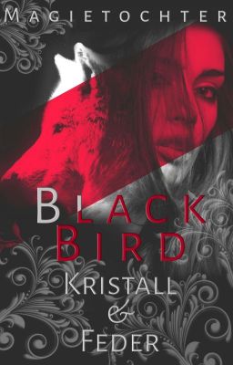 Black Bird  Kristall und Feder 