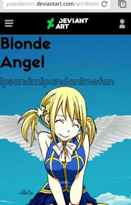 Blonde Angel~Fairy Tail Readerx Lucy Heartfilia!