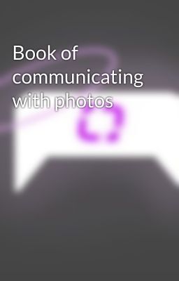 Book of communicating with photos