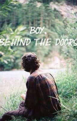 Boy, behind the doors