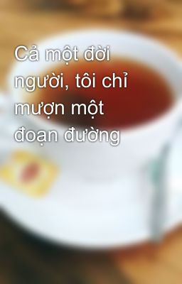 Cả một đời người, tôi chỉ mượn một đoạn đường