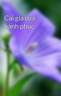 Cai gia cua hanh phuc