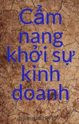 Cẩm nang khởi sự kinh doanh