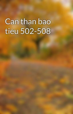 Can than bao tieu 502-508