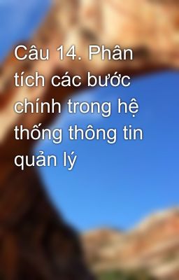 Câu 14. Phân tích các bước chính trong hệ thống thông tin quản lý