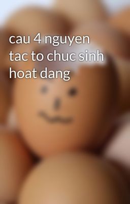 cau 4 nguyen tac to chuc sinh hoat dang