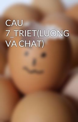 CAU 7_TRIET(LUONG VA CHAT)