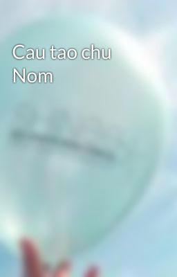 Cau tao chu Nom