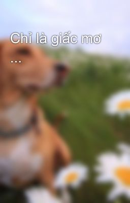 Chỉ là giấc mơ ...