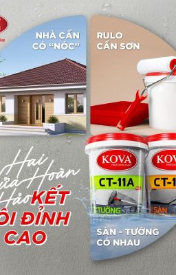 CHỐNG THẤM KOVA CT11A - CHẤT CHỐNG THẤM SÀN BÊ TÔNG THẾ HỆ MỚI