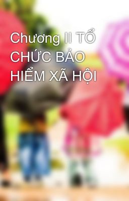Chương II TỔ CHỨC BẢO HIỂM XÃ HỘI