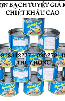 CHUYÊN BỎ SỈ SƠN DẦU BẠCH TUYẾT MÀU VERT 624D,675N,618,615 GIÁ RẺ - 0918342277