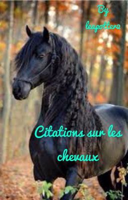 Citations sur les chevaux 