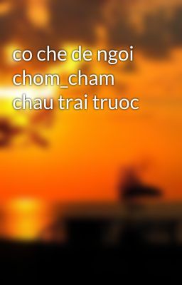 co che de ngoi chom_cham chau trai truoc