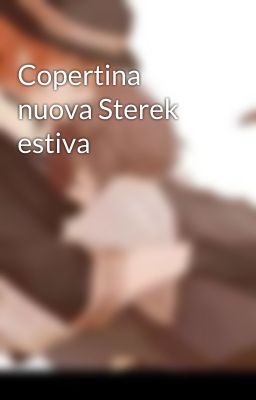 Copertina nuova Sterek estiva