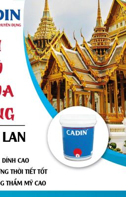 CUNG CẤP SƠN NHŨ CHÙA VÀNG THÁI LAN CADIN GIÁ TỐT