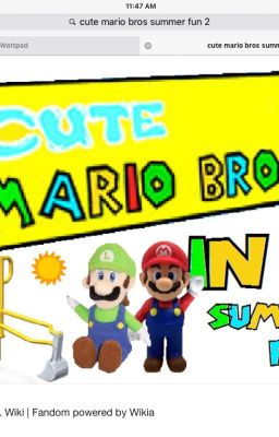 Cute mario bros summer fun 2