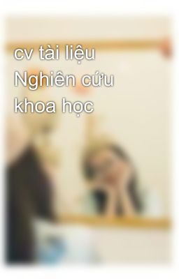 cv tài liệu Nghiên cứu khoa học