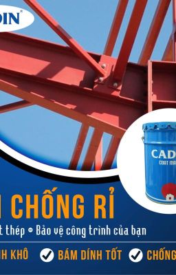 ĐẠI LÝ CHUYÊN PHÂN PHỐI SƠN CHỐNG RỈ CADIN MÀU ĐỎ GIÁ TỐT