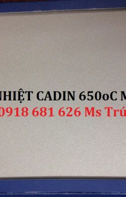 ĐẠI LÝ SƠN CHỊU NHIỆT CADIN 1000 ĐỘ C GIÁ RẺ NHẤT TẠI QUẬN TÂN BÌNH - TPHCM