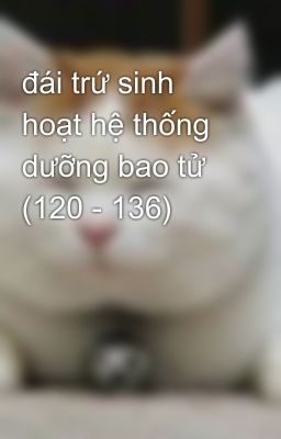 đái trứ sinh hoạt hệ thống dưỡng bao tử (120 - 136)